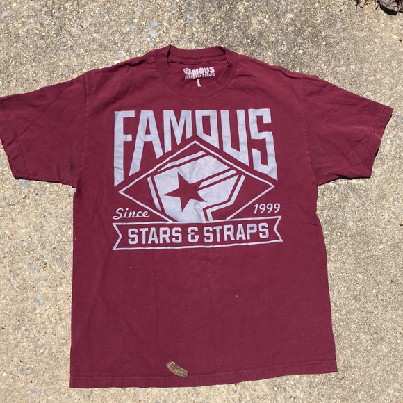 Famous stars and straps men’s short sleeve crewneck T-shirt - Picture 3 of 5